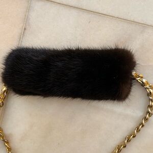Black Mink Fur
